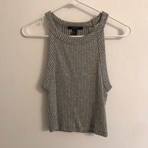 Forever 21 gray crop